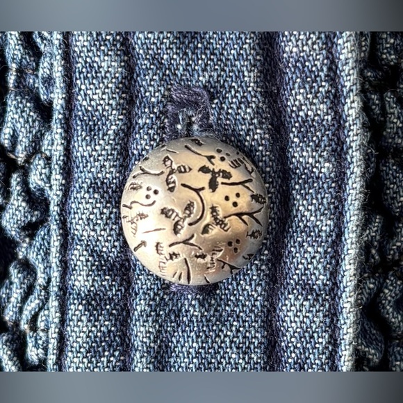 Bolero Textured Jean Jacket - Picture 4 of 8